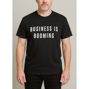 Black “Business Is Booming” Narcos Mexico Graphic T-Shirt Size Large